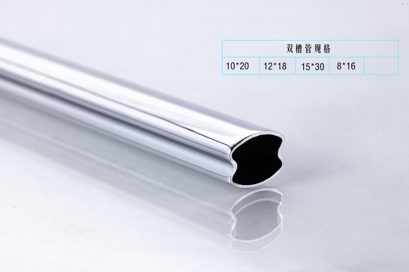 Double-slotted tube
